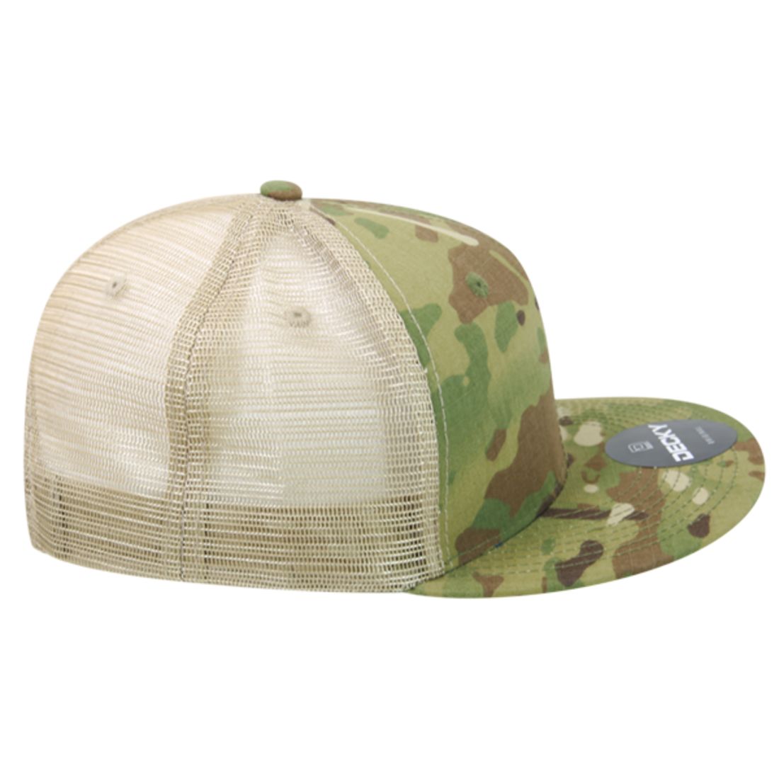 Decky 6111 Pique Pattern Low Crown Hats 7 Panel Curved Bill Performance Caps Wholesale