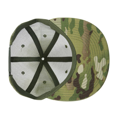 Decky 6111 Pique Pattern Low Crown Hats 7 Panel Curved Bill Performance Caps Wholesale