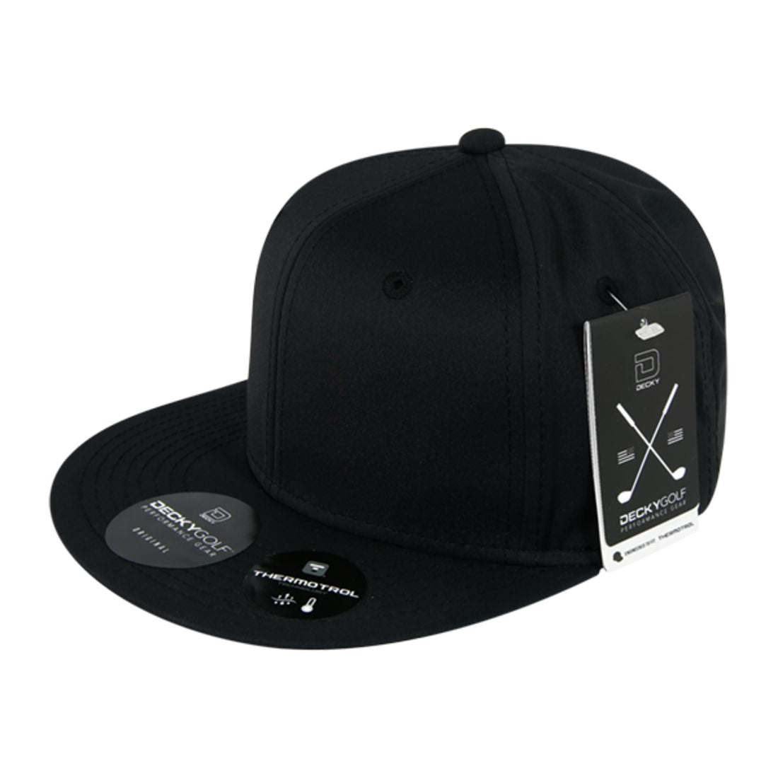 Decky 6111 Pique Pattern Low Crown Hats 7 Panel Curved Bill Performance Caps Wholesale