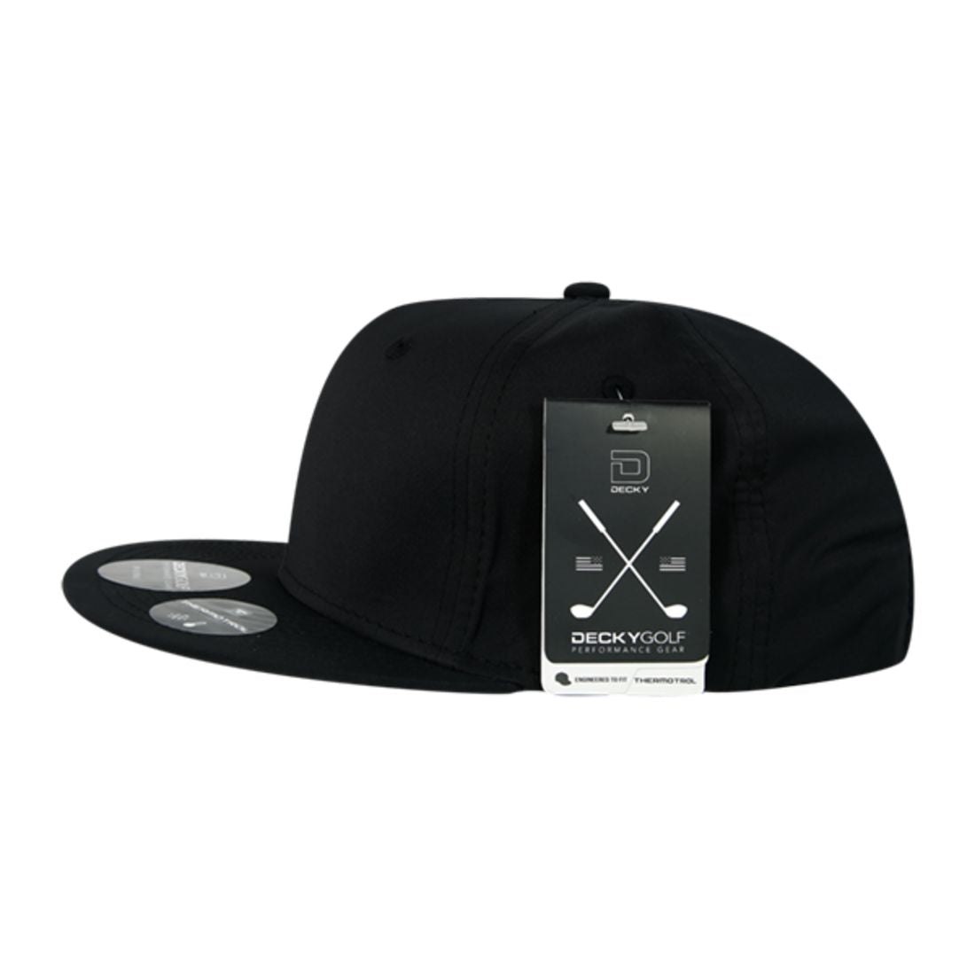Decky 6111 Pique Pattern Low Crown Hats 7 Panel Curved Bill Performance Caps Wholesale
