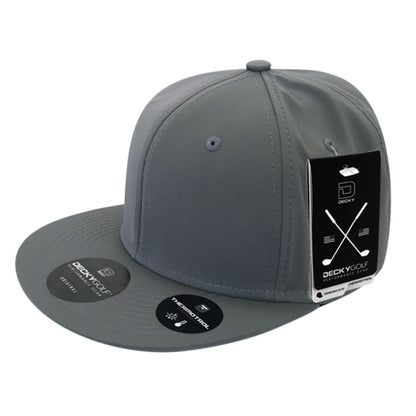Decky 6111 Pique Pattern Low Crown Hats 7 Panel Curved Bill Performance Caps Wholesale