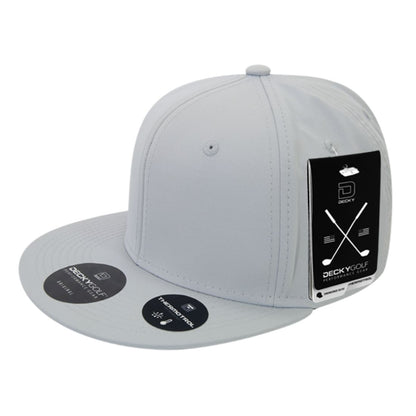 Decky 6111 Pique Pattern Low Crown Hats 7 Panel Curved Bill Performance Caps Wholesale