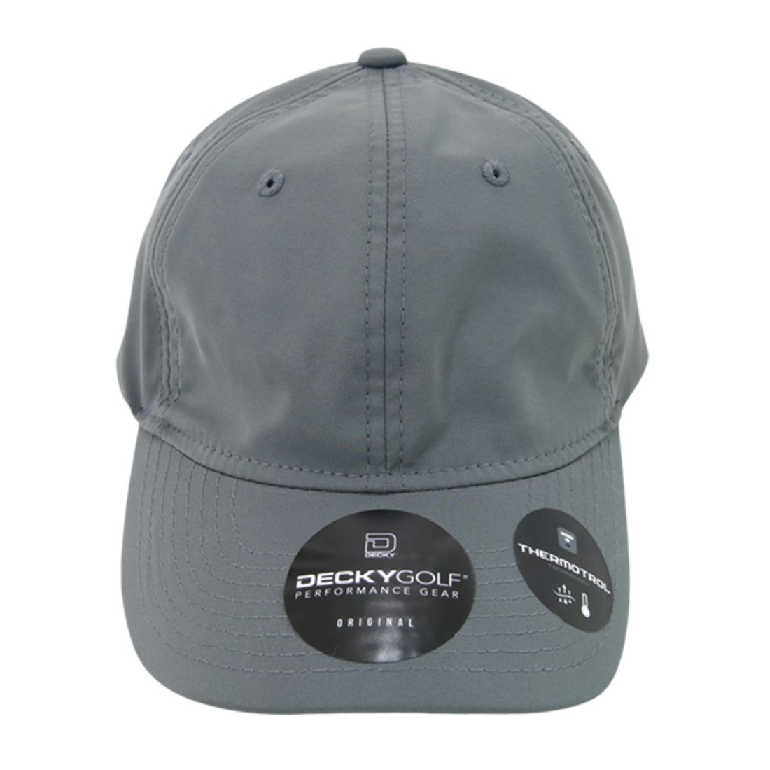 Decky 6111 Pique Pattern Low Crown Hats 7 Panel Curved Bill Performance Caps Wholesale