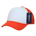 Decky 7010 Kids Youth Foam Mesh Trucker Hats 5 Panel Curved Bill Caps Blank