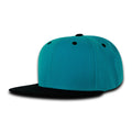 Decky 7011 Kids Youth Snapback Hats 6 Panel High Profile Flat Bill Caps Structured