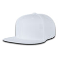 Decky 7011 Kids Youth Snapback Hats 6 Panel High Profile Flat Bill Caps Structured