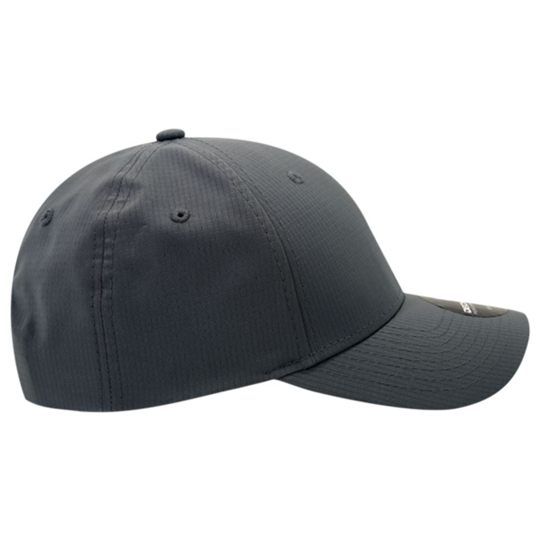 Decky 6111 Pique Pattern Low Crown Hats 7 Panel Curved Bill Performance Caps Wholesale