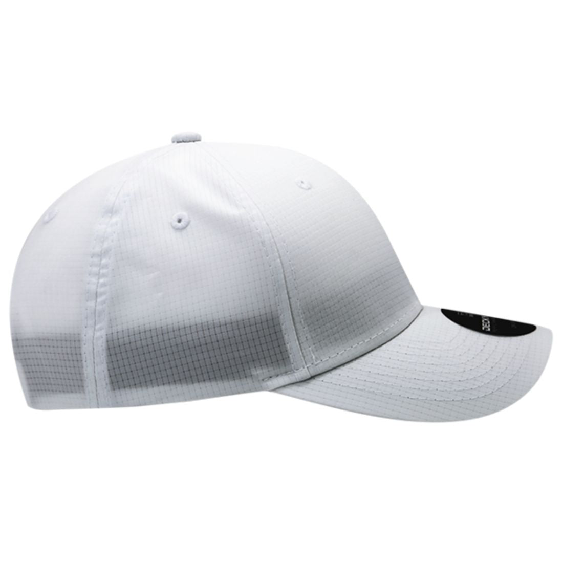 Decky 6111 Pique Pattern Low Crown Hats 7 Panel Curved Bill Performance Caps Wholesale