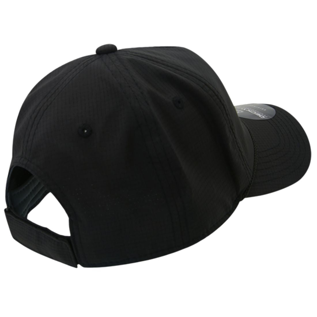 Decky 6111 Pique Pattern Low Crown Hats 7 Panel Curved Bill Performance Caps Wholesale