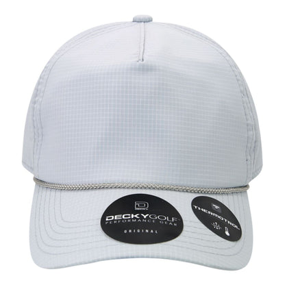 Decky 6111 Pique Pattern Low Crown Hats 7 Panel Curved Bill Performance Caps Wholesale