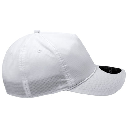 Decky 6111 Pique Pattern Low Crown Hats 7 Panel Curved Bill Performance Caps Wholesale