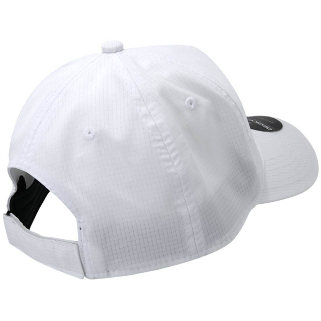 Decky 6111 Pique Pattern Low Crown Hats 7 Panel Curved Bill Performance Caps Wholesale