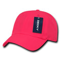 Decky 6111 Pique Pattern Low Crown Hats 7 Panel Curved Bill Performance Caps Wholesale