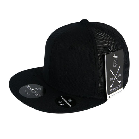 Decky 6111 Pique Pattern Low Crown Hats 7 Panel Curved Bill Performance Caps Wholesale - Star Hats & Embroidery