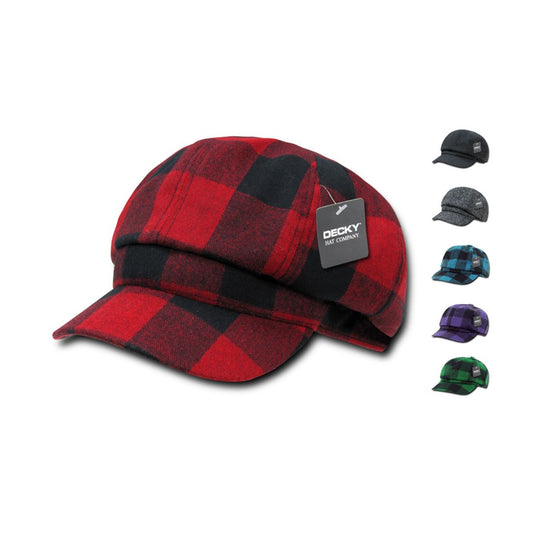 Decky 902 Newsboy Ivys Plaid Hats Stylish Caps Drivers Gatsby Men Women - Star Hats & Embroidery