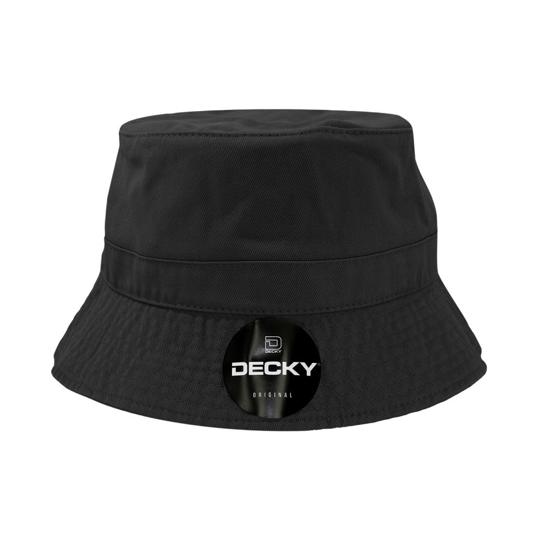 cheap polo fishing hats Decky 961 Bucket Hats Relaxed Polo Caps Fishermans Buckets Cotton Blank, Black / Large/X-Large