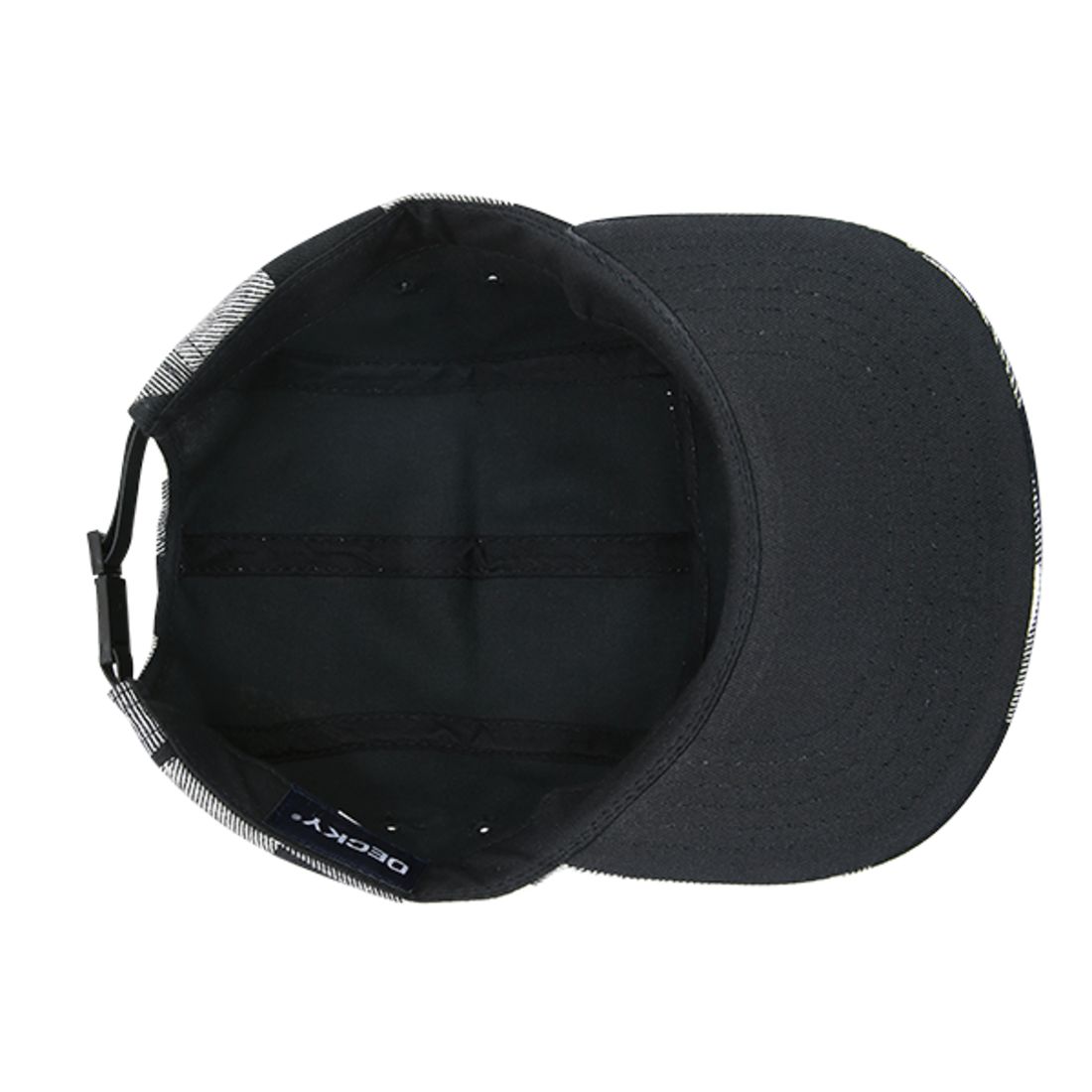 Decky 984 Buffalo Plaid Racer Racing Hats Jockey Biker Camper 5 Panel Caps