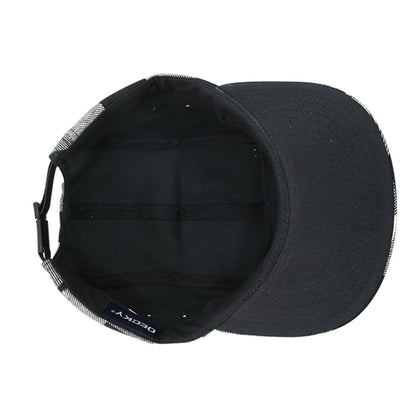 Decky 984 Buffalo Plaid Racer Racing Hats Jockey Biker Camper 5 Panel Caps