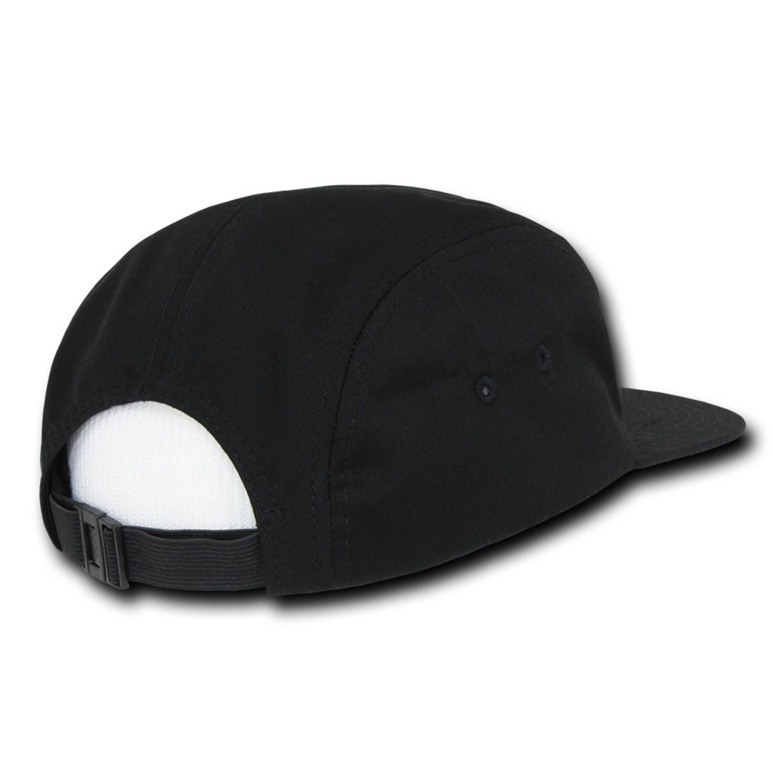 Decky 985 5 Panel Racer Racing Hats Solid Jockey Camper Biker Camo Caps