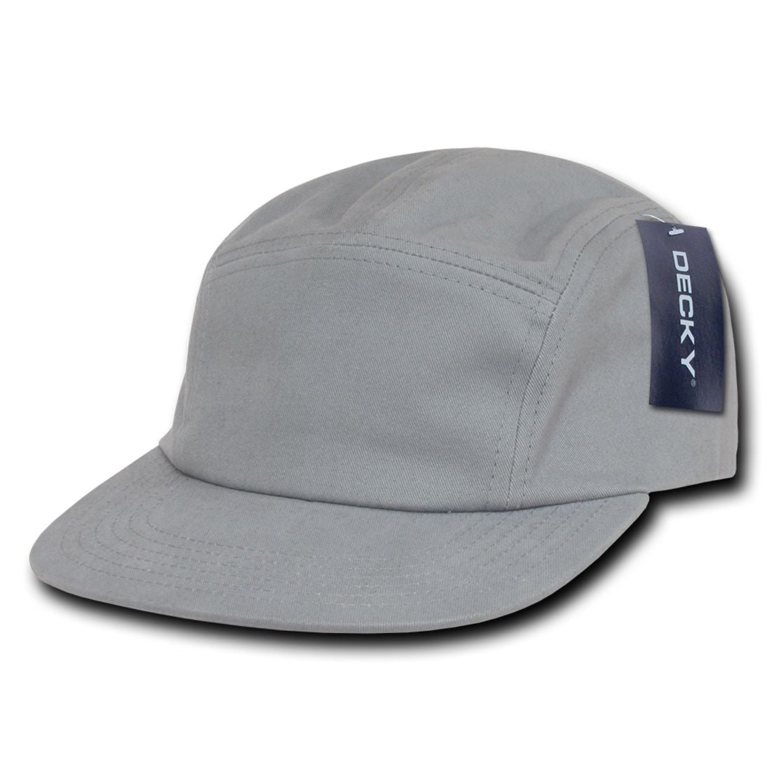 Decky 985 5 Panel Racer Racing Hats Solid Jockey Camper Biker Camo Caps