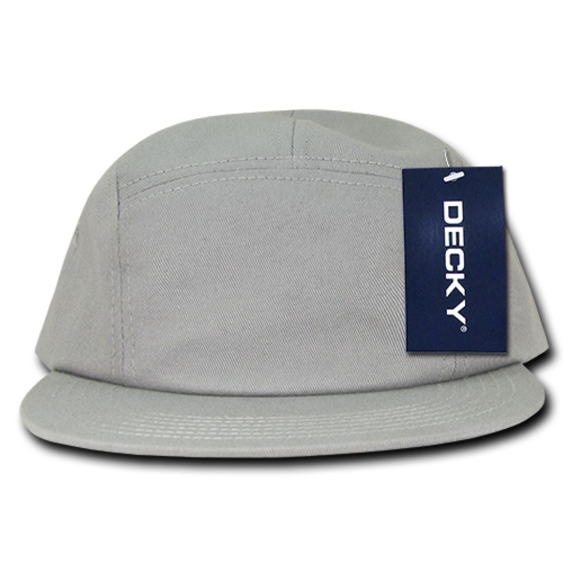 Decky 985 5 Panel Racer Racing Hats Solid Jockey Camper Biker Camo Caps