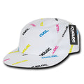 Cuglog C10 Logo Printed Racer Racing Jockey Biker Hats 5 Panel Caps Men Wome