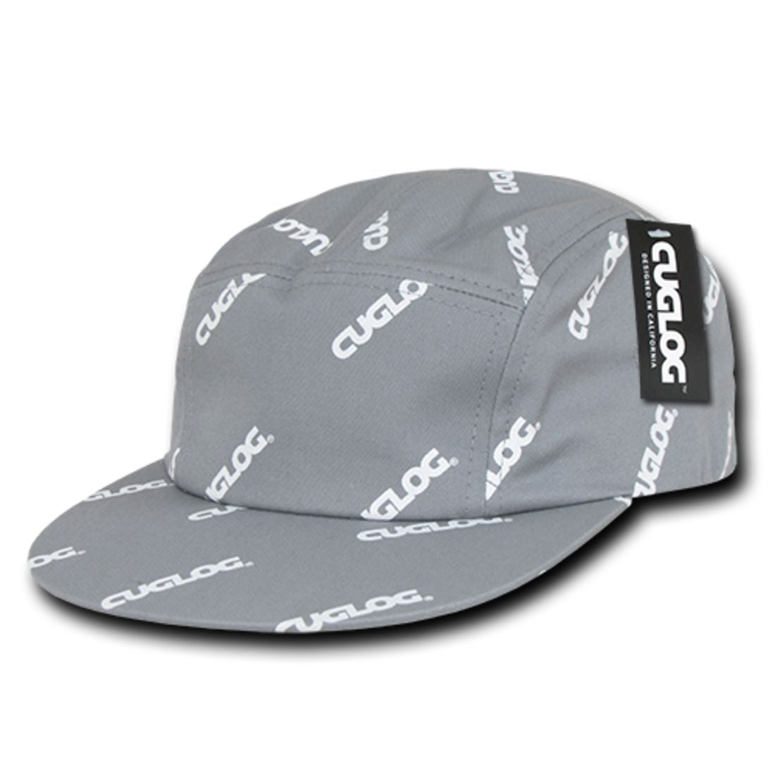 Cuglog C10 Logo Printed Racer Racing Jockey Biker Hats 5 Panel Caps Men Wome