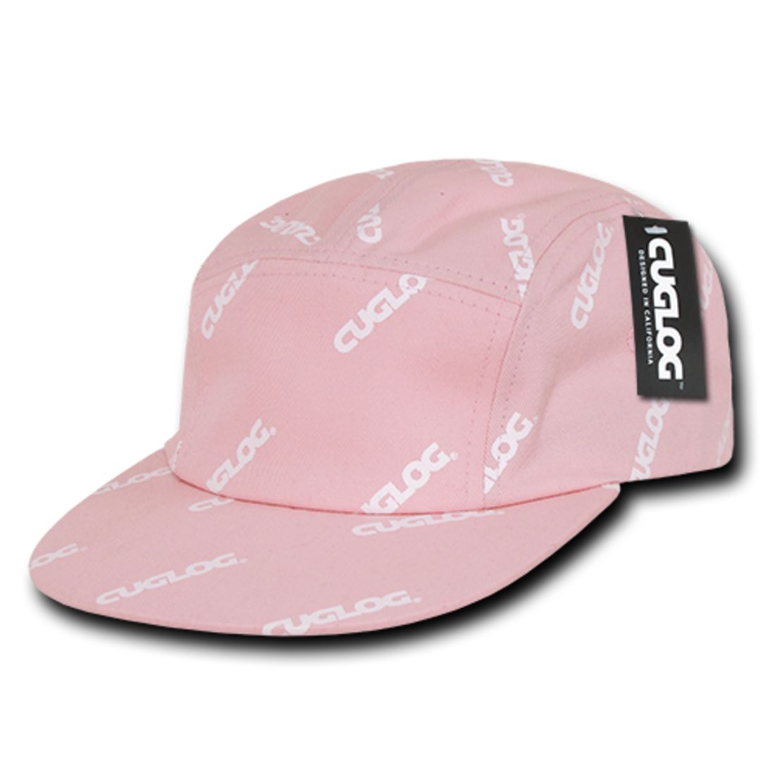 Cuglog C10 Logo Printed Racer Racing Jockey Biker Hats 5 Panel Caps Men Wome