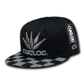 Cuglog C29 Checker High Crown Snapback Hats 6 Panel Flat Bills Caps Men Women