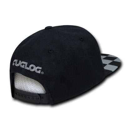 Cuglog C29 Checker High Crown Snapback Hats 6 Panel Flat Bills Caps Men Women