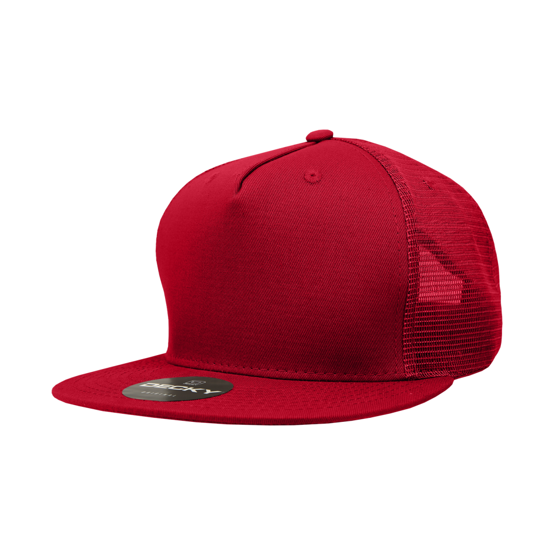 Decky 1040 Trucker Snapback Hats 5 Panel Caps High Profile Structured Blank Wholesale