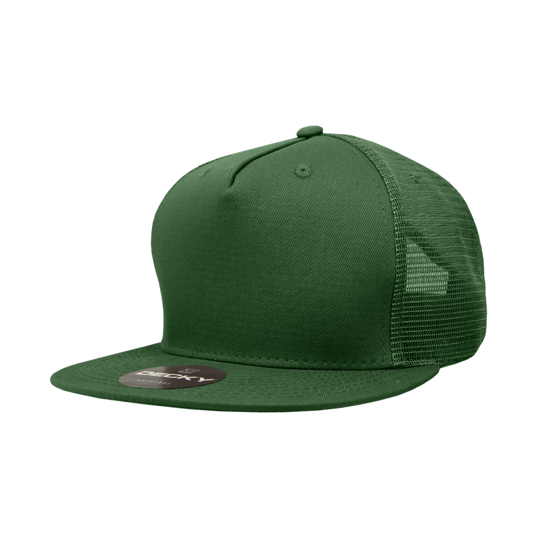 Decky 1040 Trucker Snapback Hats 5 Panel Caps High Profile Structured Blank Wholesale