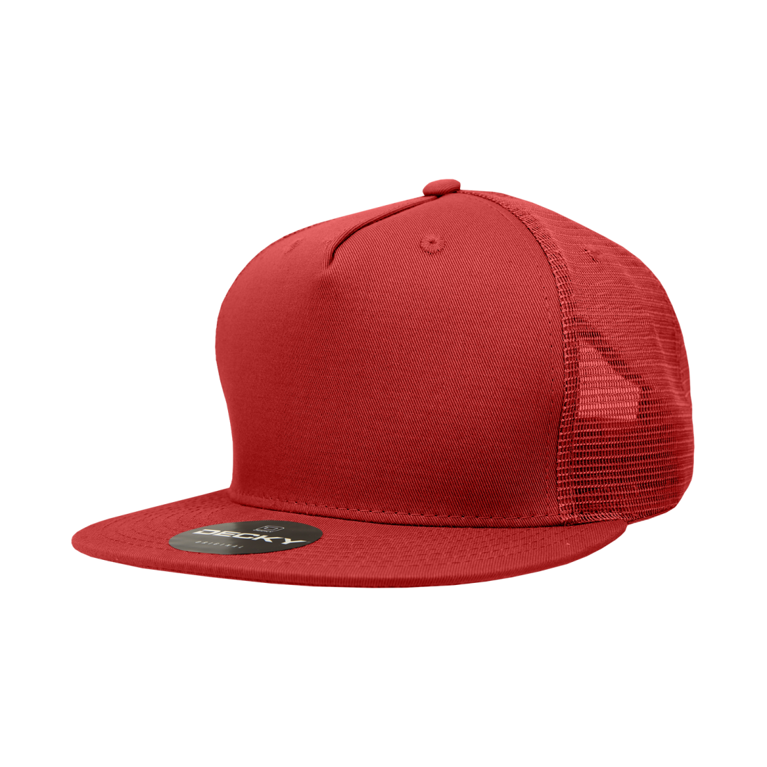 Decky 1040 Trucker Snapback Hats 5 Panel Caps High Profile Structured Blank Wholesale
