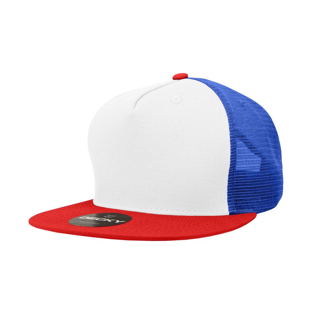 Decky 1040 Trucker Snapback Hats 5 Panel Caps High Profile Structured Blank Wholesale