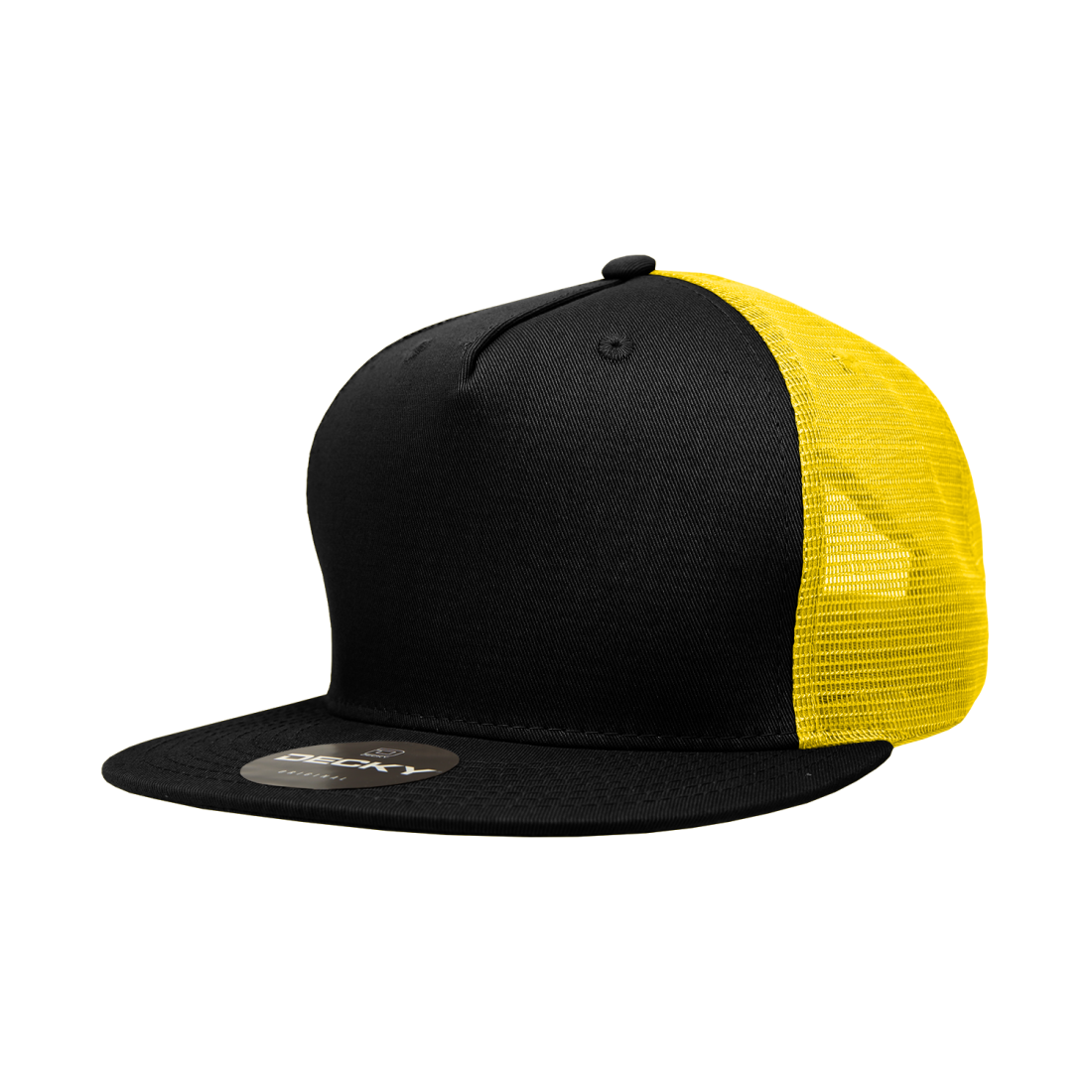 Decky 1040 Trucker Snapback Hats 5 Panel Caps High Profile Structured Blank Wholesale