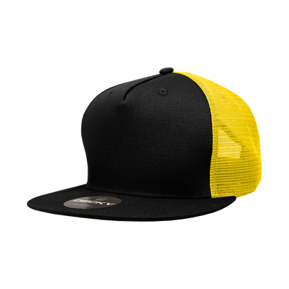 Decky 1040 Trucker Snapback Hats 5 Panel Caps High Profile Structured Blank Wholesale