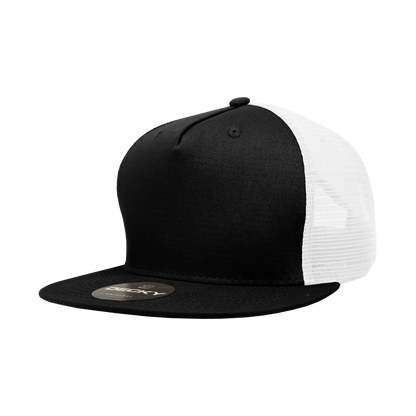 Decky 1040 Trucker Snapback Hats 5 Panel Caps High Profile Structured Blank Wholesale