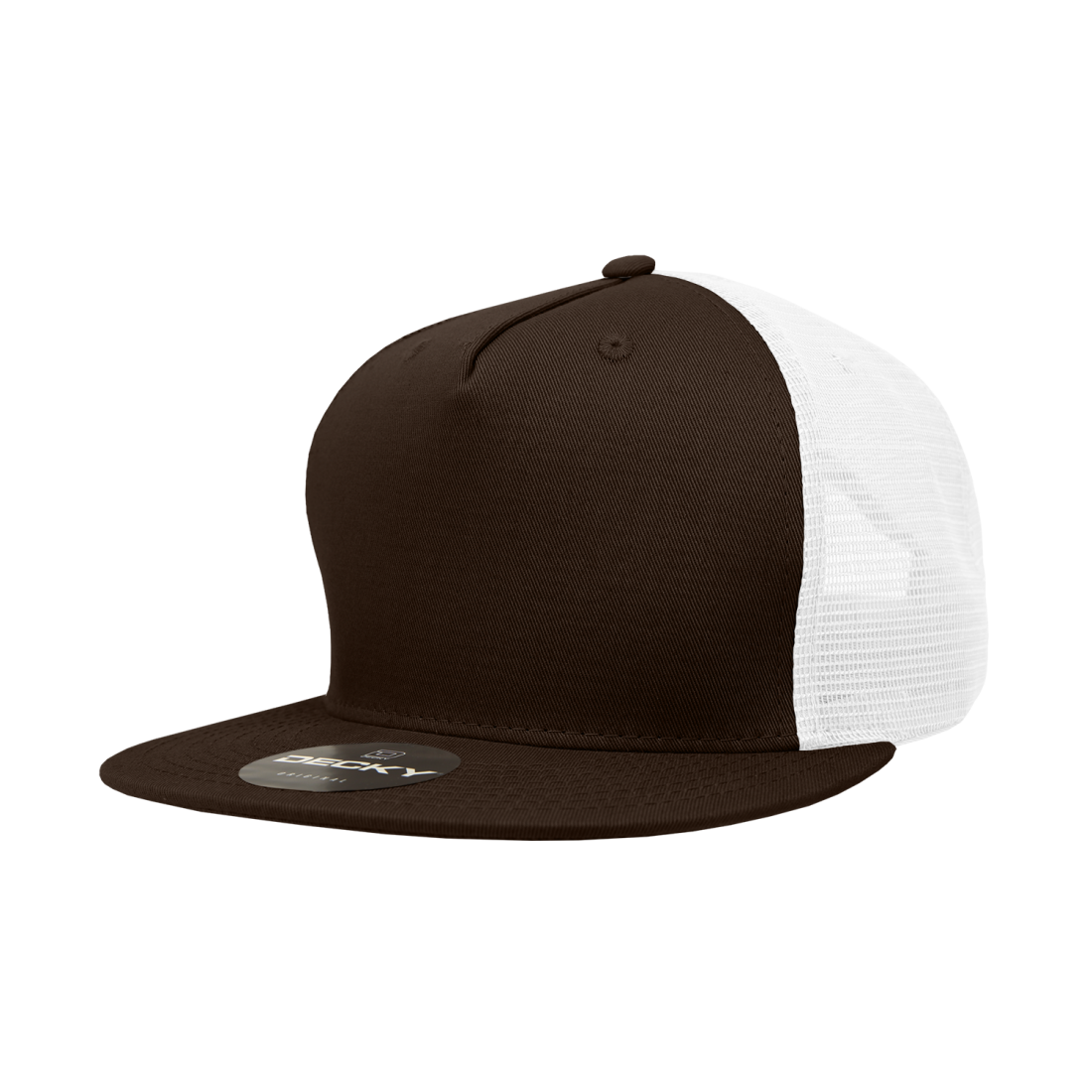 Decky 1040 Trucker Snapback Hats 5 Panel Caps High Profile Structured Blank Wholesale