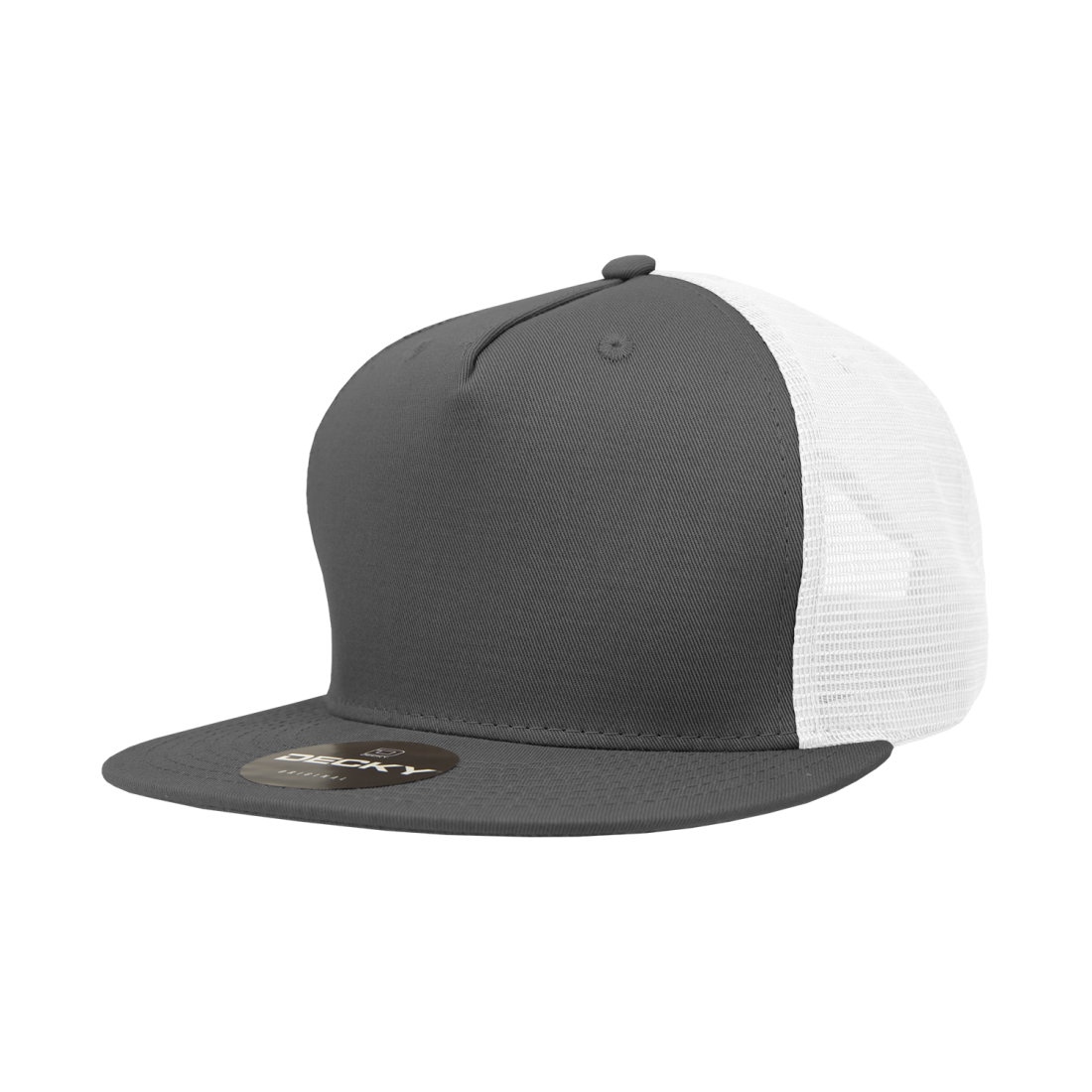 Decky 1040 Trucker Snapback Hats 5 Panel Caps High Profile Structured Blank Wholesale