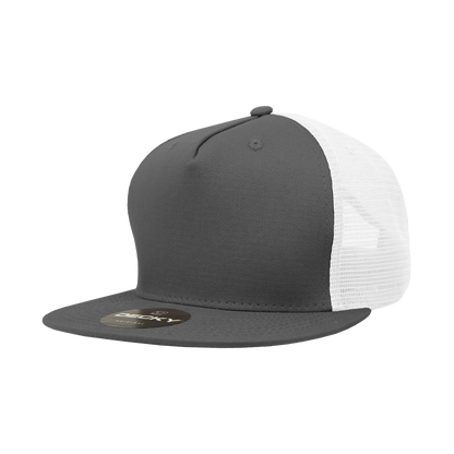 Decky 1040 Trucker Snapback Hats 5 Panel Caps High Profile Structured Blank Wholesale