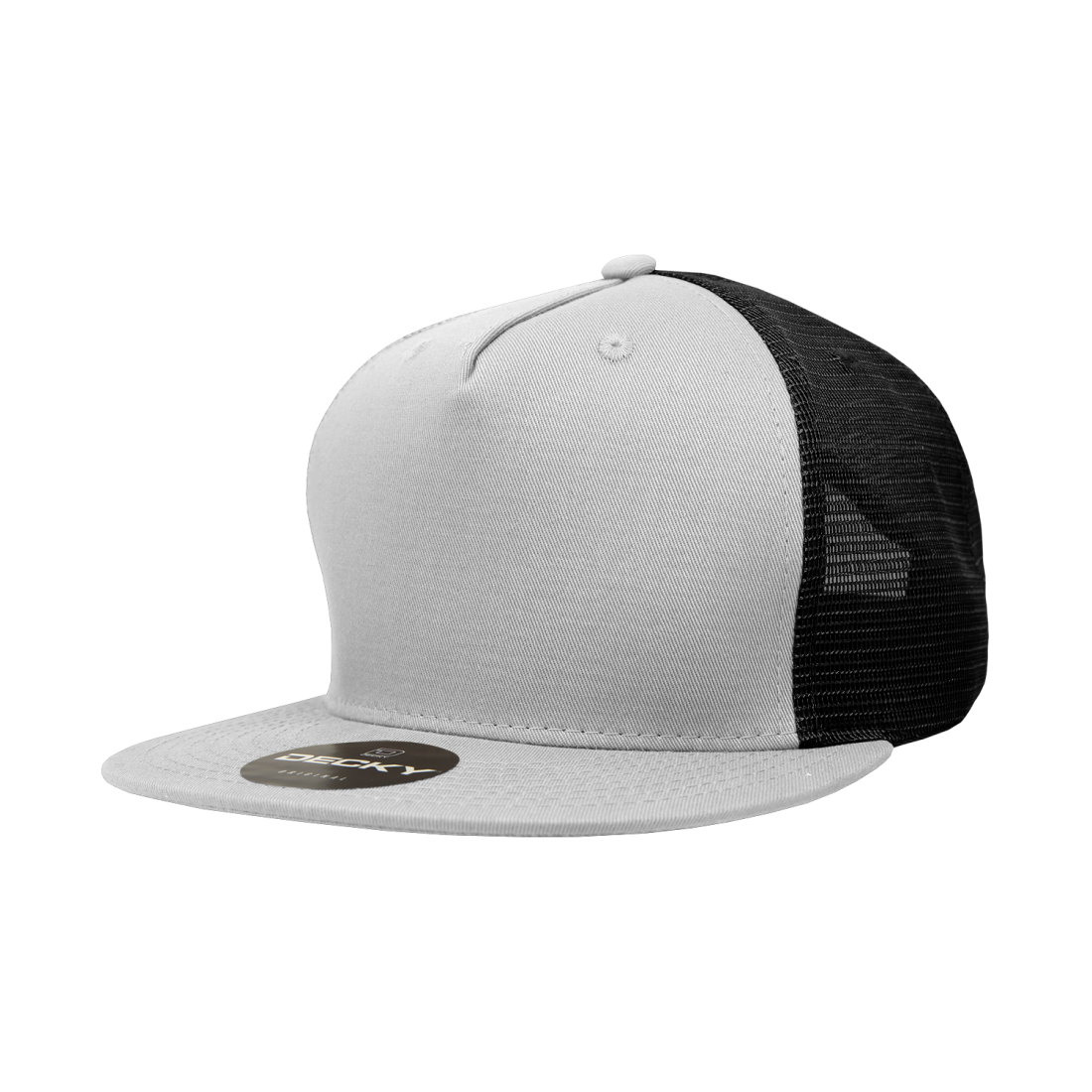 Decky 1040 Trucker Snapback Hats 5 Panel Caps High Profile Structured Blank Wholesale