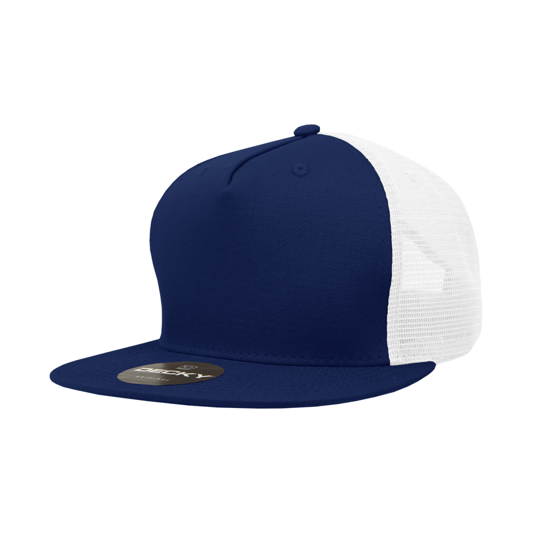 Decky 1040 Trucker Snapback Hats 5 Panel Caps High Profile Structured Blank Wholesale