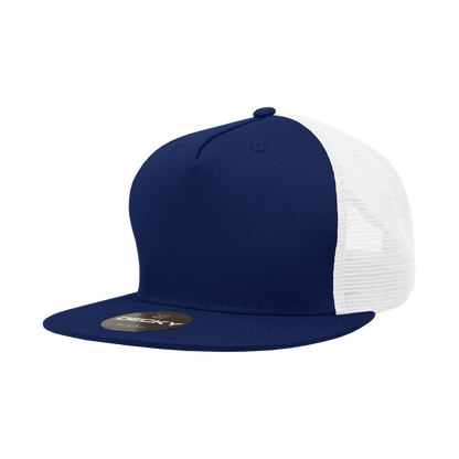 Decky 1040 Trucker Snapback Hats 5 Panel Caps High Profile Structured Blank Wholesale