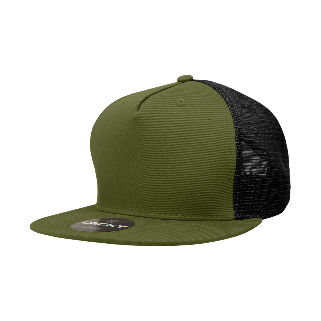 Decky 1040 Trucker Snapback Hats 5 Panel Caps High Profile Structured Blank Wholesale