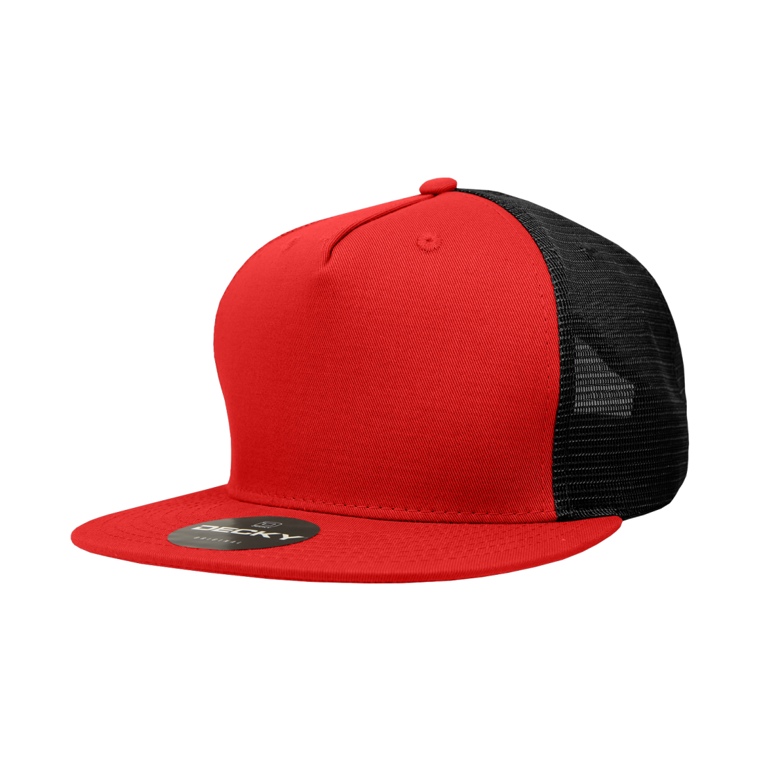 Decky 1040 Trucker Snapback Hats 5 Panel Caps High Profile Structured Blank Wholesale