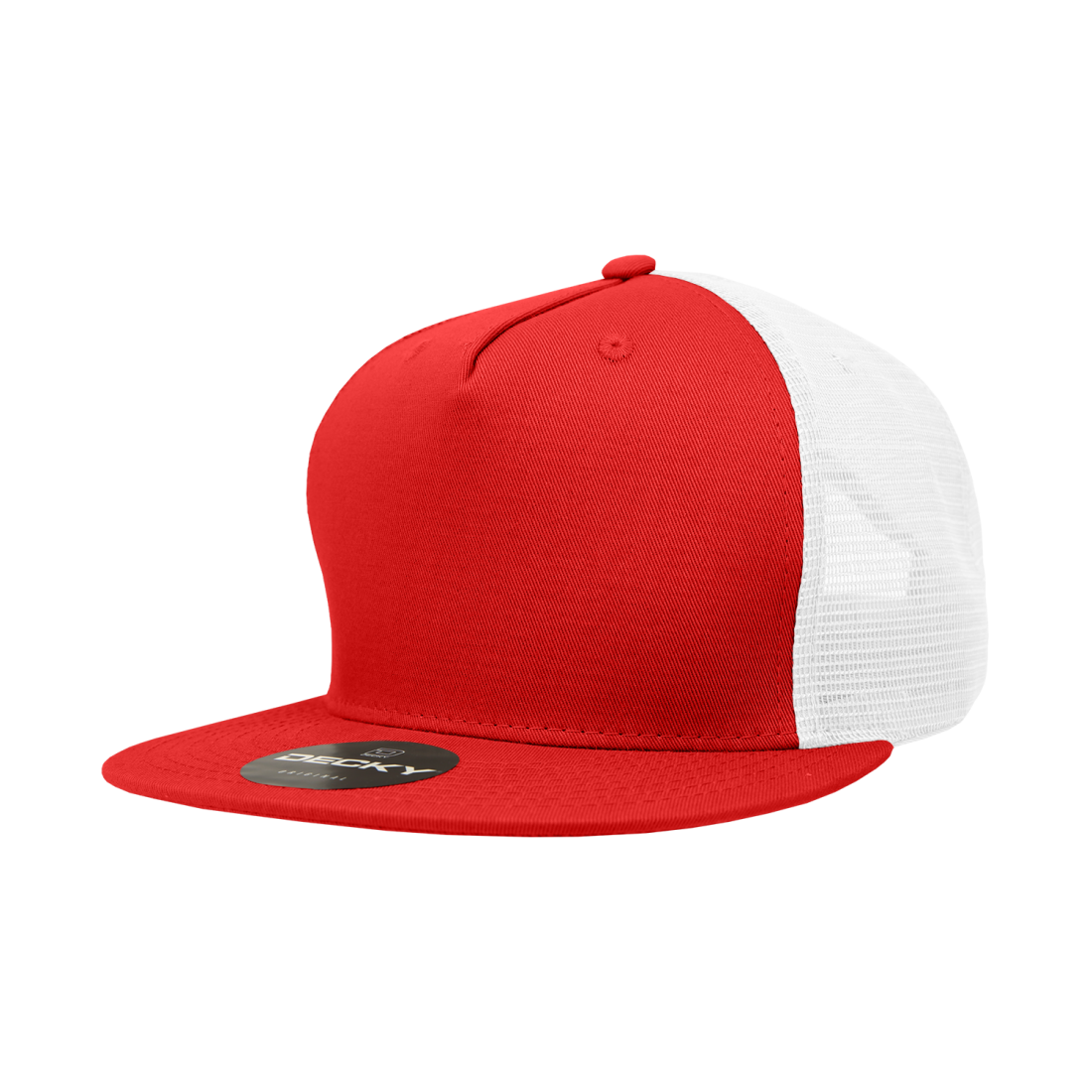 Decky 1040 Trucker Snapback Hats 5 Panel Caps High Profile Structured Blank Wholesale