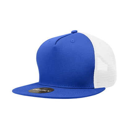 Decky 1040 Trucker Snapback Hats 5 Panel Caps High Profile Structured Blank Wholesale