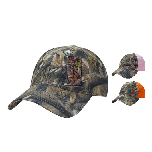 Decky 228 Relaxed Camouflage Hybricam Trucker Hats Low Profile 6 Panel Caps - Star Hats & Embroidery