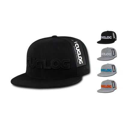 Cuglog C23 All Day Constructed Snapback Hats 6 Panel Flat Bill Caps Sports
