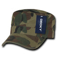 Decky GRM Washed Cotton GI Vintage Caps BDU Cadet Hats Military Patrol Army